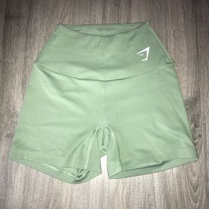 Gymshark; Women’s (XS) “Iguana Green” Training Shorts